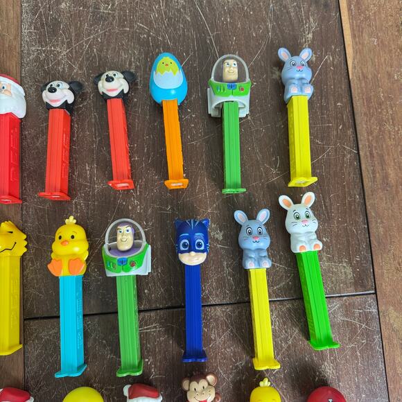Bundle Lot 31 PEZ candy dispenser VINTAGE Modern Disney Snoopy Transformers‎ Etc - Picture 6 of 10